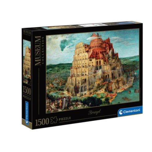 Clementoni Múzeumi Gyűjtemény: Vermeer - Bábel tornya - 1500 darabos puzzle