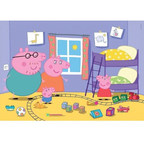 Clementoni 24778 Supercolor Peppa malac - 2x20 darabos puzzle