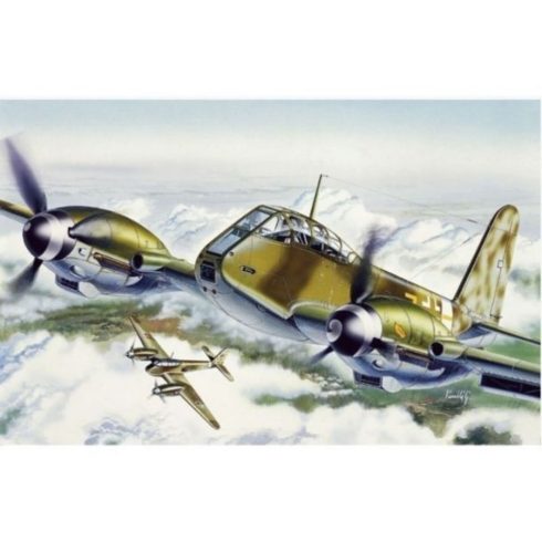 Italeri: ME 410 Hornisse repülőgép fém makett ( 1:72)