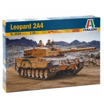 Italeri: Leopard 2A4 harckocsi műanyag makett 1:35