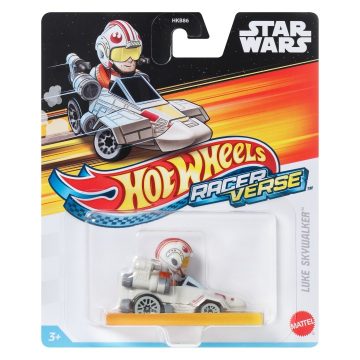   Mattel Hot Wheels RacerVerse Star Wars Luke Skywalker kisautó - Fehér