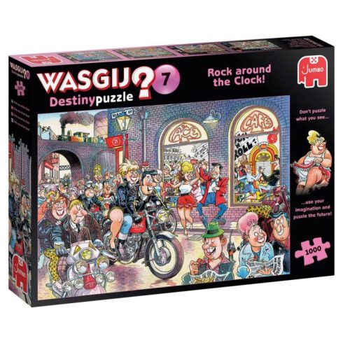 Jumbo 81929 Wasgij Destiny 7 - Rock around the Clock 1000 darabos Kreatív Puzzle