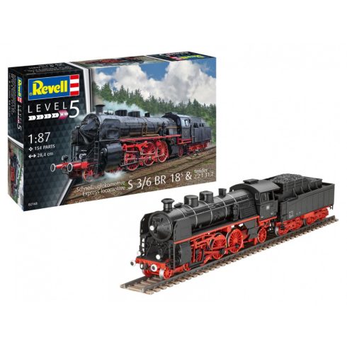 Revell Express Locomotive S3/6 műanyag modell (1:87)