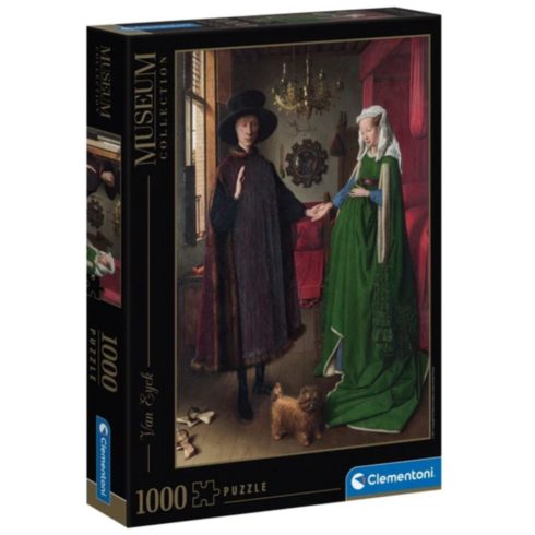 Clementoni Museum Collection: Van Eyck - Az Arnolfini esküvő - 1000 darabos puzzle