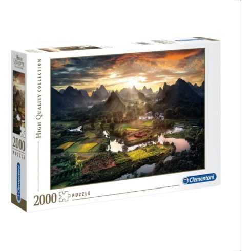 Clementoni High Quality Collection Völgy Kínában - 2000 darabos puzzle