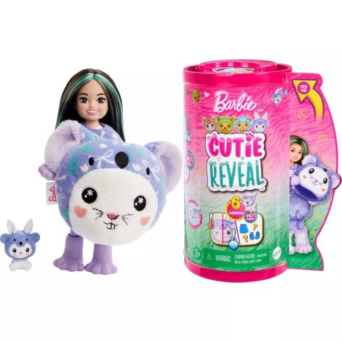 Mattel Barbie Cutie Reveal : Chelsea baba koala jelmezben