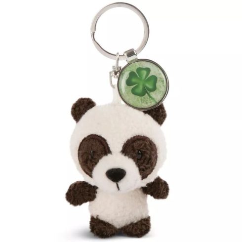 Nici Panda kulcstartó szerencse medállal - 7 cm