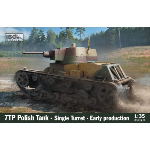 IBG Models 35070 7TP Single Turret Early Production lengyel tank műanyag modell (1:35)