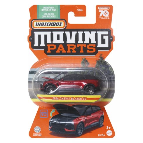 Mattel Matchbox Moving Parts: 2024 Chevy Blazer EV kisautó - Piros