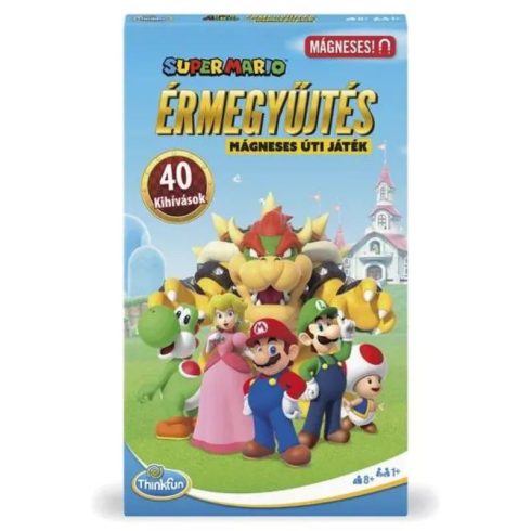 Thinkfun Super Mario - Érmegyűjtés mágneses úti társasjáték