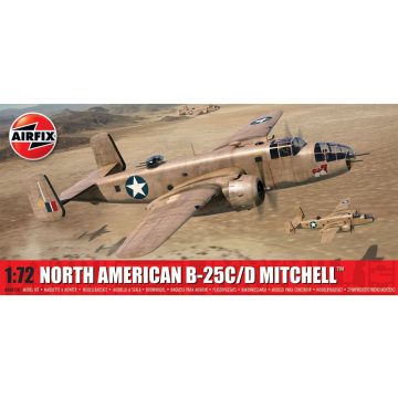   Airfix North American B-25C/D Mitchell repülőgép műanyag modell (1:72)