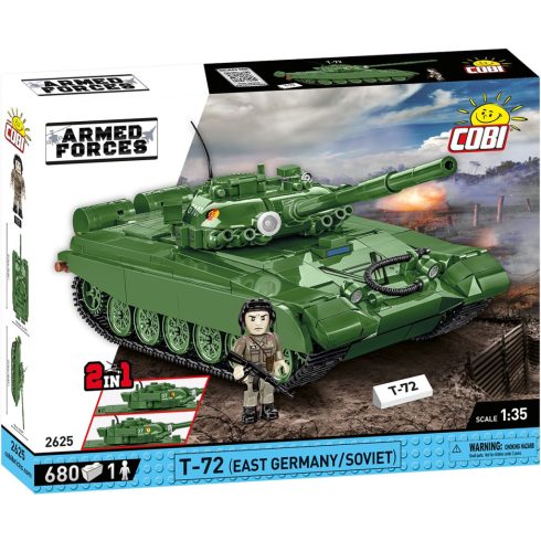 Cobi Blocks Armed Forces T-72 Tank 680 darabos építőkészlet