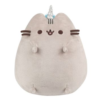 Daffy szürke Pusheen unikornis plüss figura - 24 cm