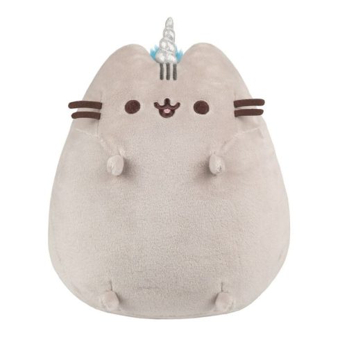 Daffy szürke Pusheen unikornis plüss figura - 24 cm