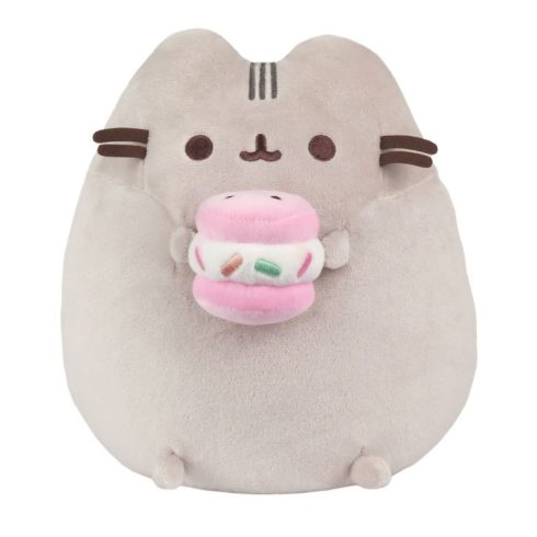 Daffy Pusheen jégkrémszendviccsel plüss figura - 24 cm