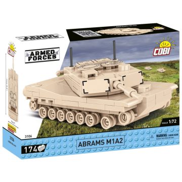 Cobi Blocks Abrams M1A2 tank modell (1:72)