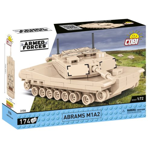 Cobi Blocks Abrams M1A2 tank modell (1:72)