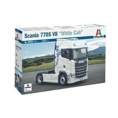 Italeri Scania 770S V8 White Cab kamion műanyag makett (1:24)