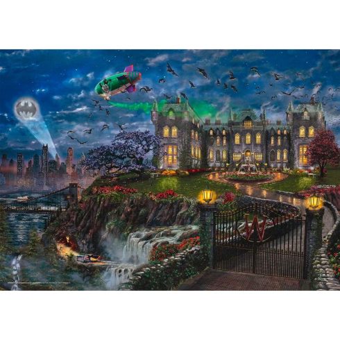 Schmidt Spiele Thomas Kinkade Studios: DC Comics Wayne Manor - 1000 darabos puzzle