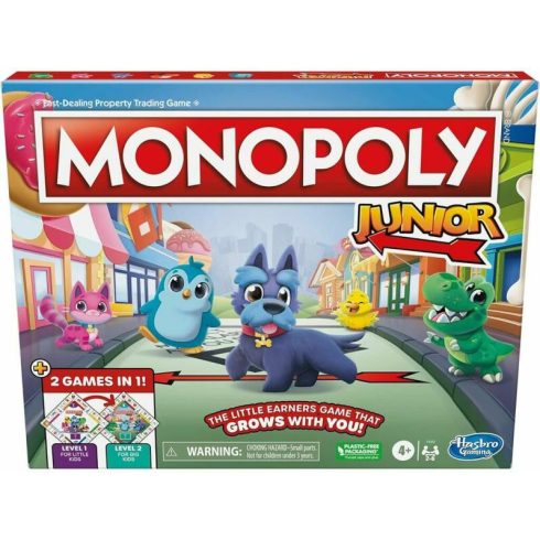 Hasbro Monopoly Junior 2 az 1-ben társasjáték