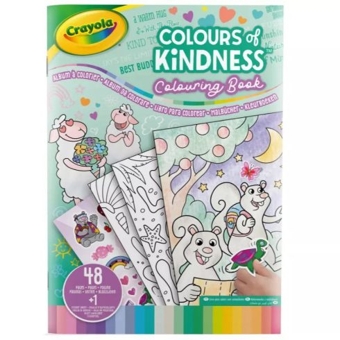 Crayola Kedves szavak színezőkönyv matricákkal