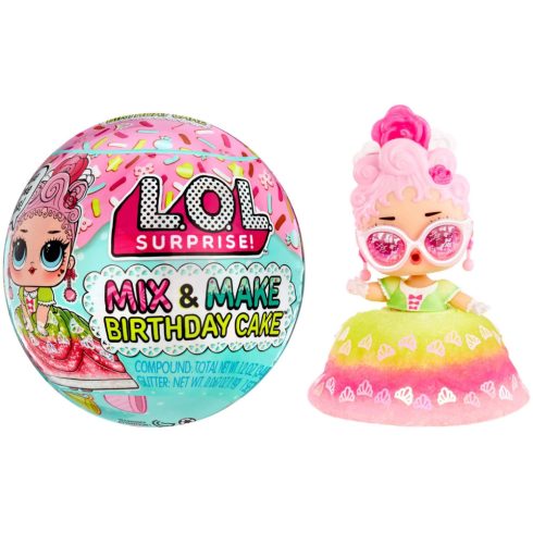 L.O.L. Surprise Mix & Make Birthday Cake Meglepetés baba