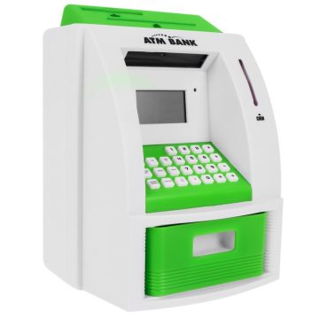 Ramiz ATM forma persely funkciókkal - Zöld