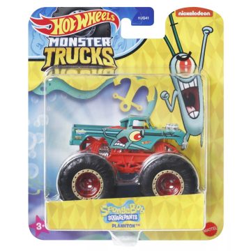   Mattel Hot Wheels: Monster Trucks Spongyabob Kockanadrág - Plankton