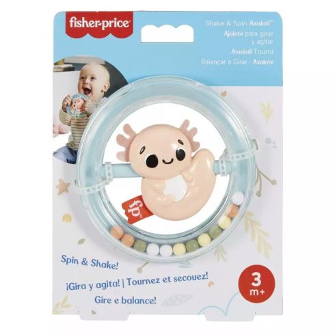 Fisher-Price Sensimals babapajti - Axolotl csörgő
