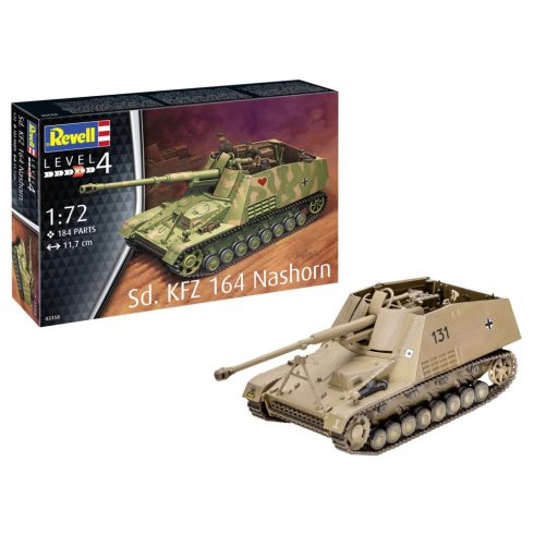 Revell SD.Kfz. 164 Nashorn Tank műanyag modell (1:72)