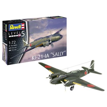   Revell Ki-21-LA Sally Vadászrepülőgép műanyag modell (1:72)