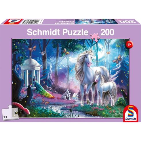 Schmidt Spiele Unikornis csikójával - 200 darabos puzzle