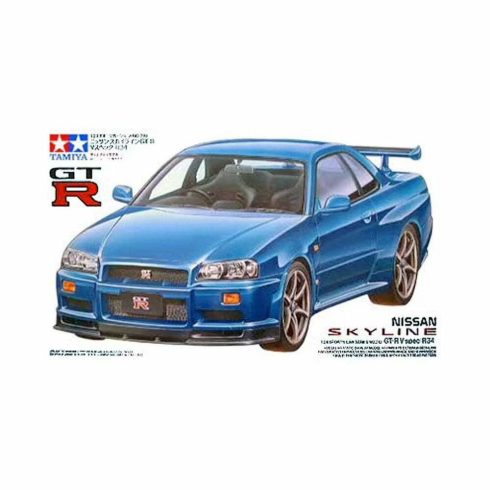 Tamiya 24210 Nissan Skyline Gt-R V autó műanyag modell (1:24)