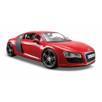 Maisto Audi R8 V10 PLUS autó fém modell piros (1:24)