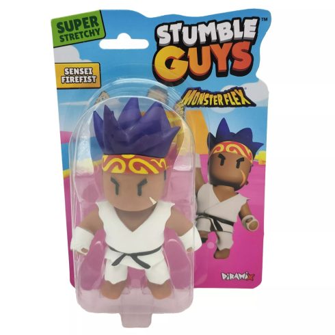 Aweco Monsterflex Nyújtható Stumble Guys figura - Sensei Firefist