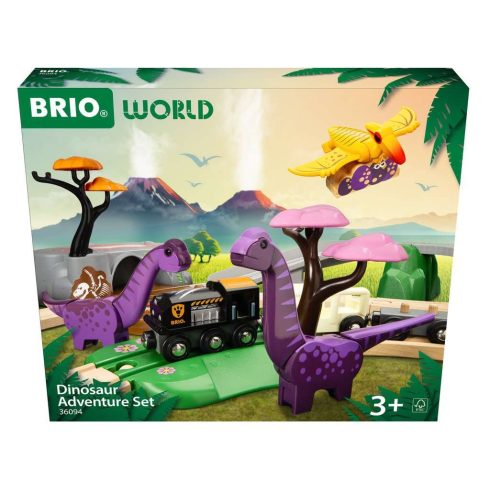 BRIO World Dinoszauruszos felfedező vonat készlet - Színes