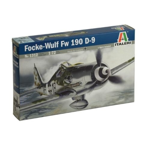 Italeri Focke Wulf FW-19 D-9 vadászrepülőgép műanyag modell (1:72)