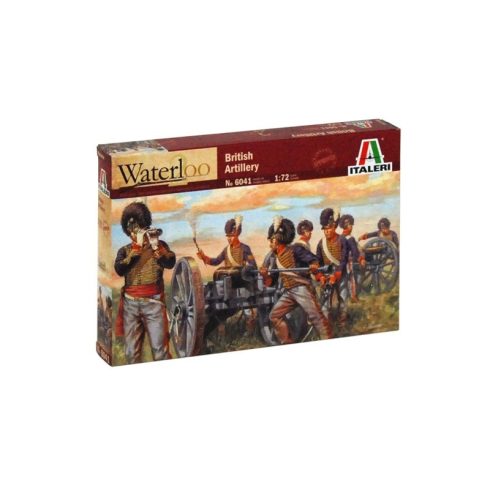 Italeri Brit Waterlo tüzérség Műanyag modell készlet (1:72)