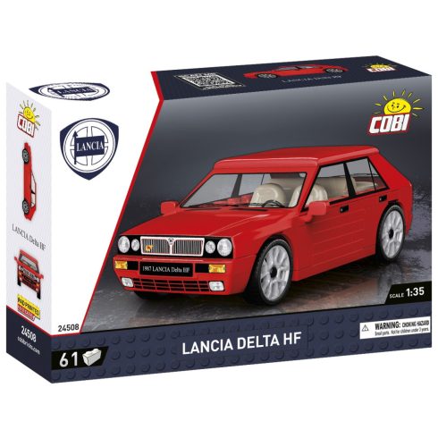 Cobi: 24508 Lancia Delta 1:35 autó 61 darabos Építőjáték