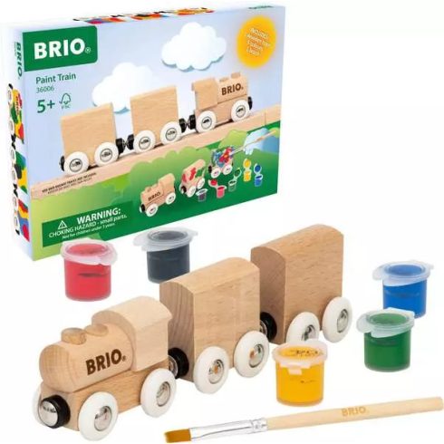 BRIO World Paint Train Festhető Vonat Készlet