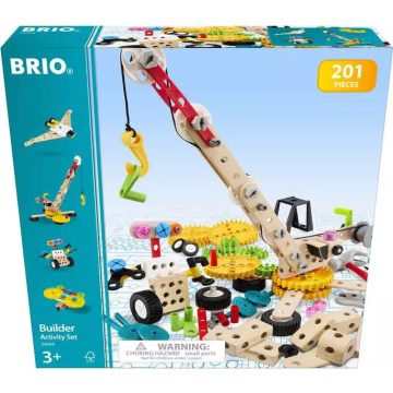 BRIO Builder Activity Daru 201 darabos Fa Építőjáték