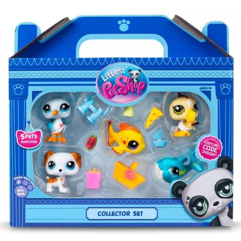 Littlest Pet Shop Figura csomag, 1. széria, 5 db-os - Strand