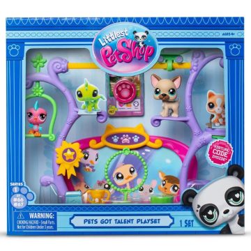   Littlest Pet Shop Tehetséges állatok játékszett 2 db figurával, 1. széria