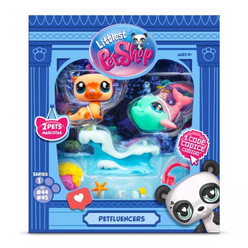 Littlest Pet Shop Petfluencer szett - Víz alatti kaland - 2 darabos