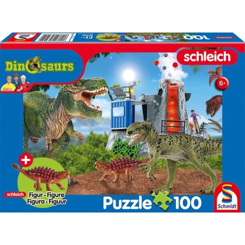 Schmidt Spiele Őskori dinoszauruszok - 100 darabos puzzle