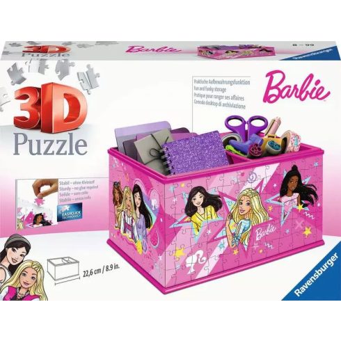 Ravensburger Barbie tároló doboz - 216 darabos 3D puzzle