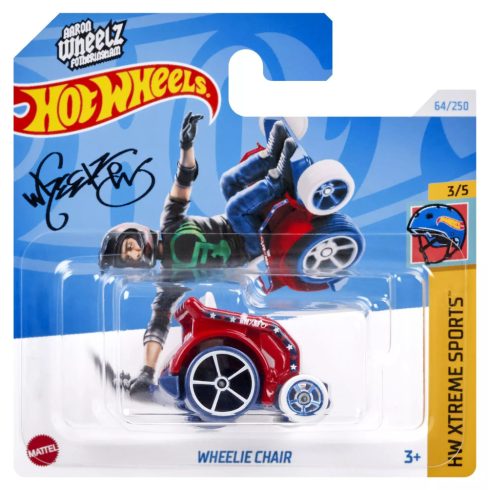 Hot Wheels 1:64 Wheelie Chair autó - Piros