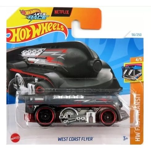 Hot Wheels 1:64 West Coast Flyer autó - Fekete