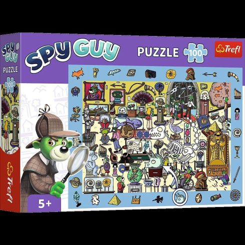 Trefl Spy Guy Múzeum nyomozós képkereső puzzle - 100 darabos