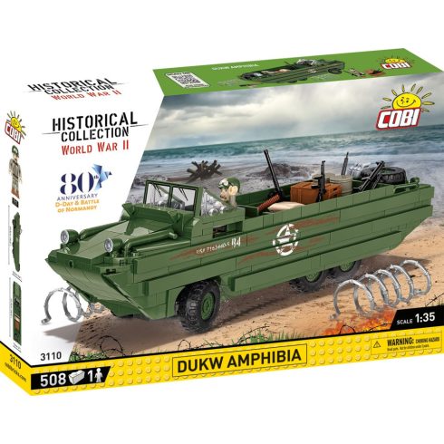 Cobi: DUKW Amphibia Kétéltű harckocsi Építőjáték